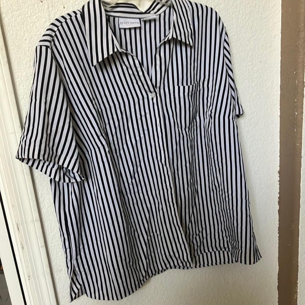 FINAL MARKDOWN Jaclyn smith camp style blouse 22w